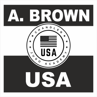 JUDO BACK PATCH  Fort Worth Judo