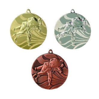 Embossed Judo Medals