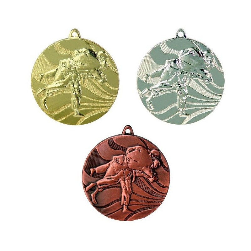 Embossed Judo Medals